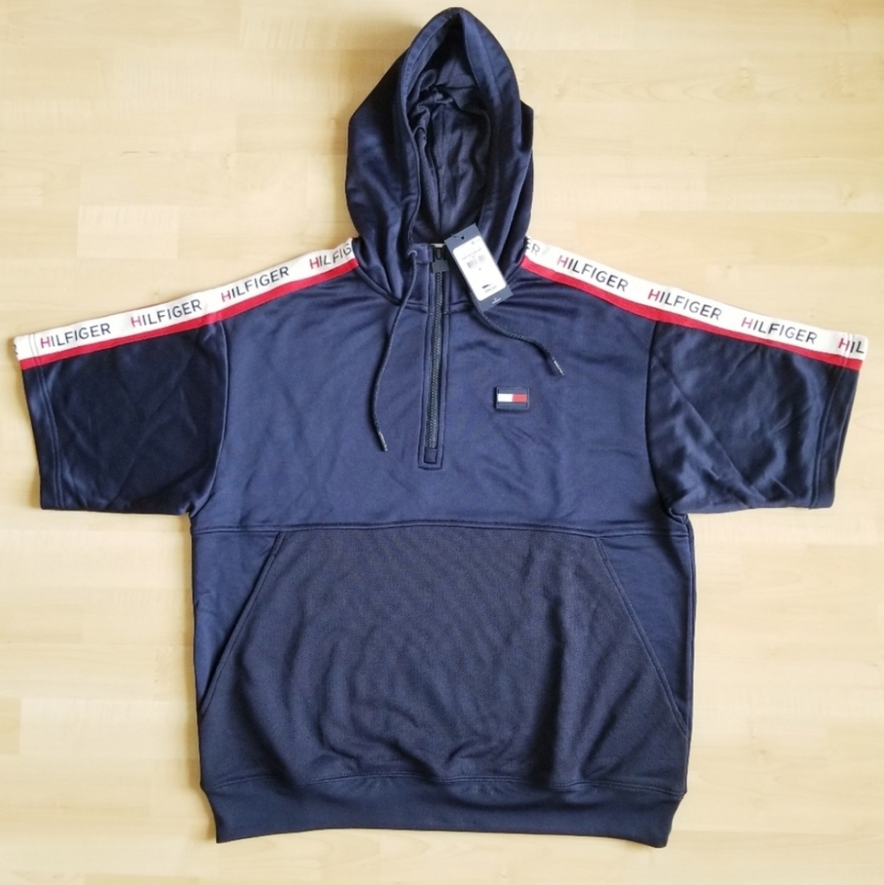 Rare Tommy Hilfiger Short Sleeve Hoodie